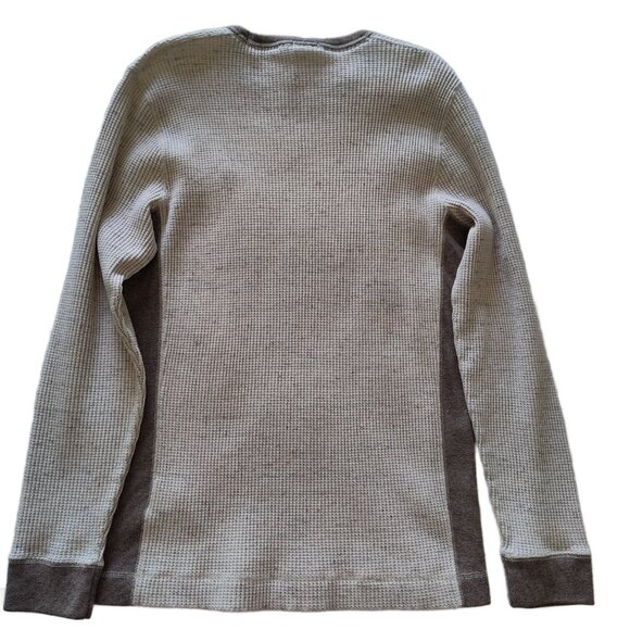 Abercrombie & Fitch Muscle Thermal Waffle Knit Long Sleeve T-shirt Large - Picture 6 of 8